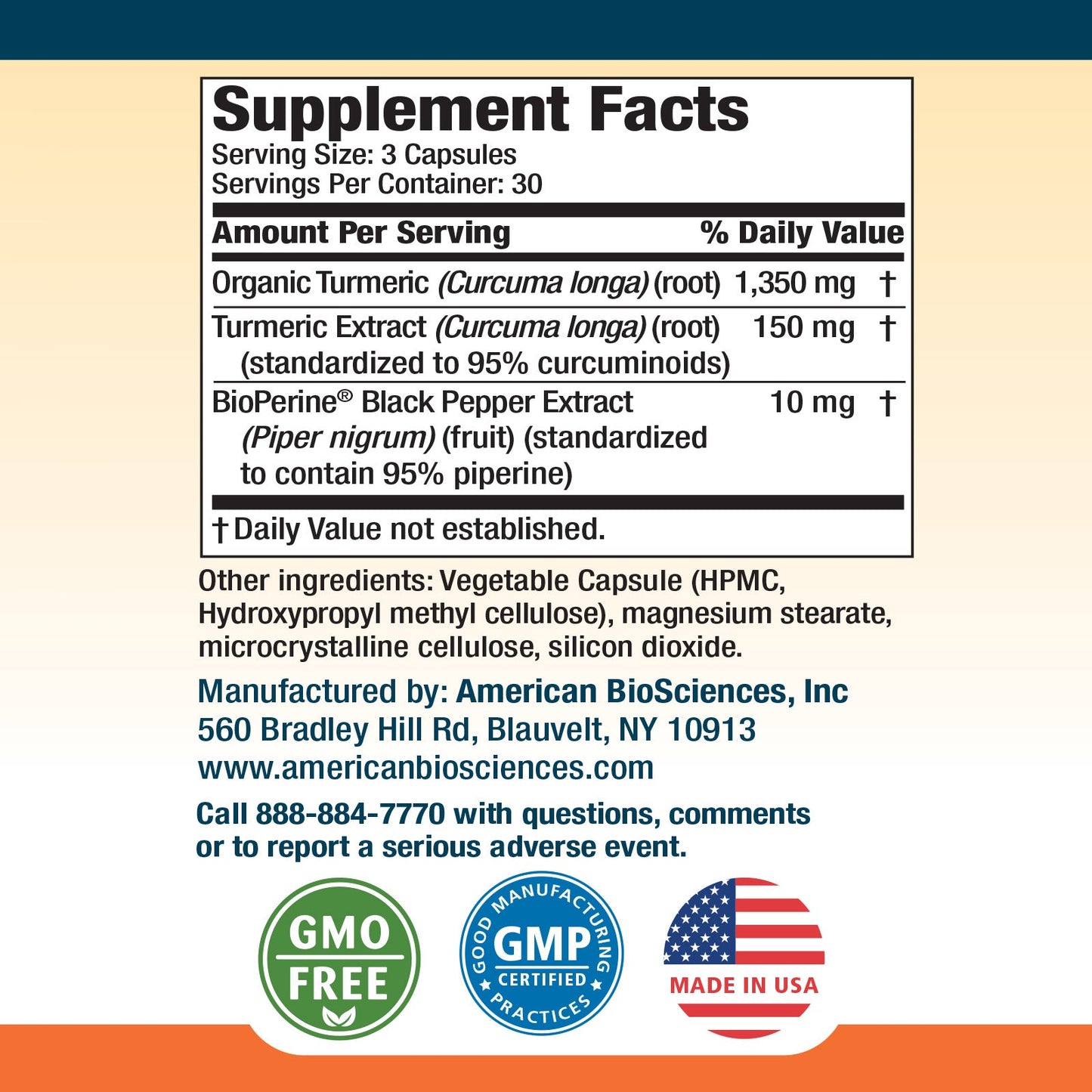
                  
                    USA Premium Turmeric Curcumin
                  
                