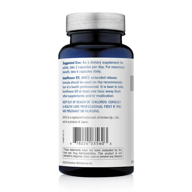 
                  
                    ImmPower ER® - AHCC® Extended Release Natural Immune Support Supplement
                  
                