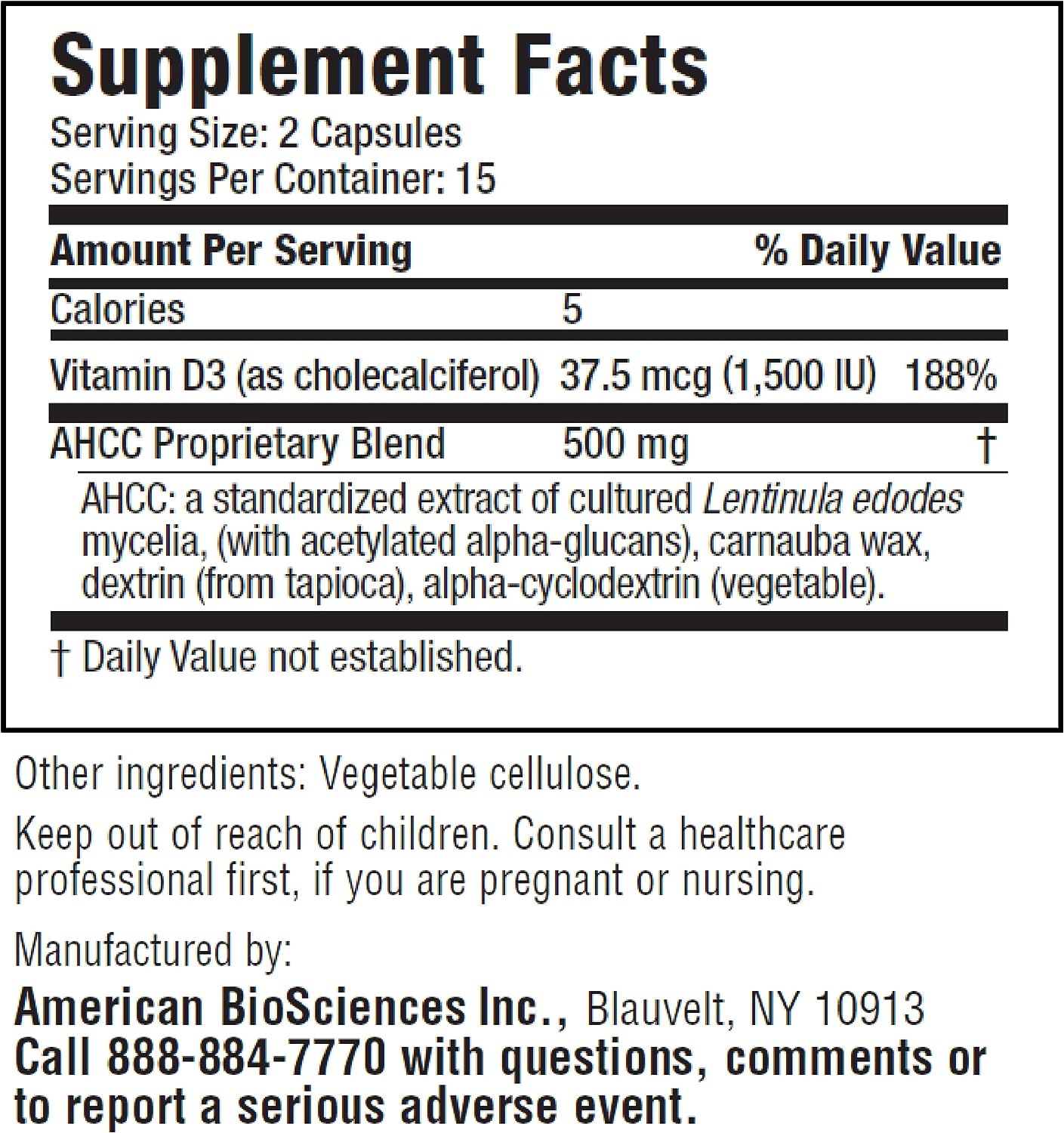 
                  
                    ImmPowerD3® - AHCC® with Vitamin D3
                  
                