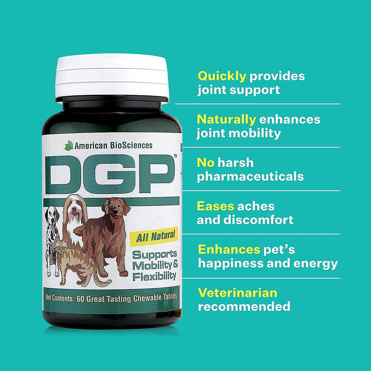 
                  
                    DGP® - All Natural Herbal Joint Formula for Pets
                  
                