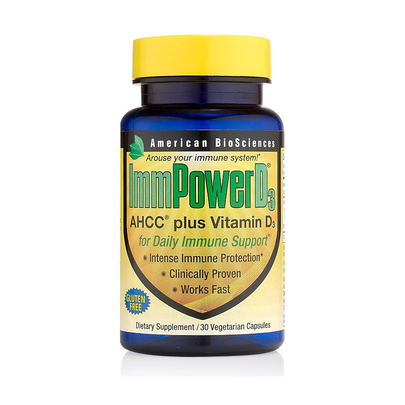 
                  
                    ImmPowerD3® - AHCC® with Vitamin D3
                  
                
